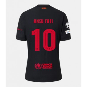 Barcelona Ansu Fati #10 Bortatröja 2024-25 Kortärmad